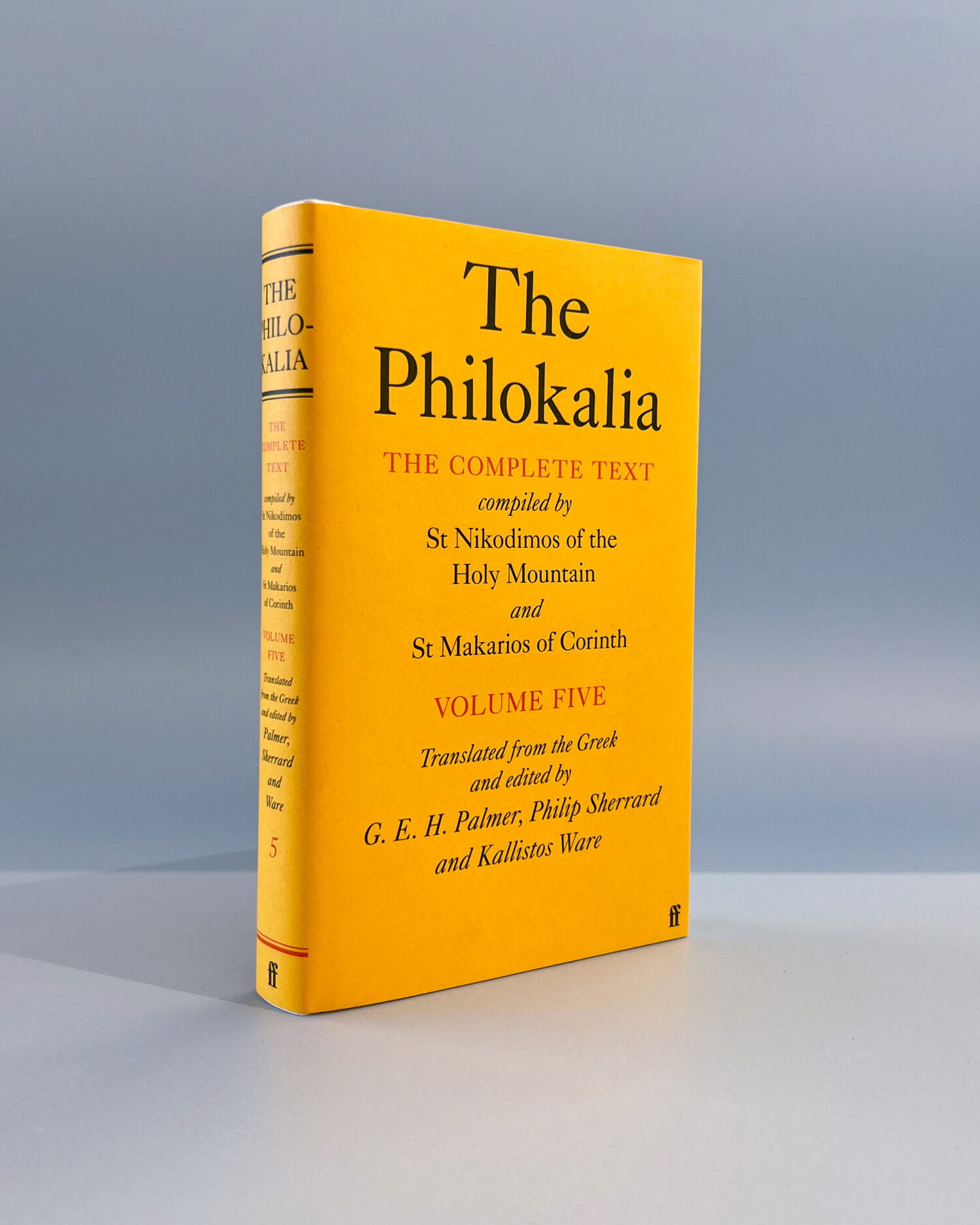 The Philokalia Vol 5 By G E H Palmer Books Shop Faber