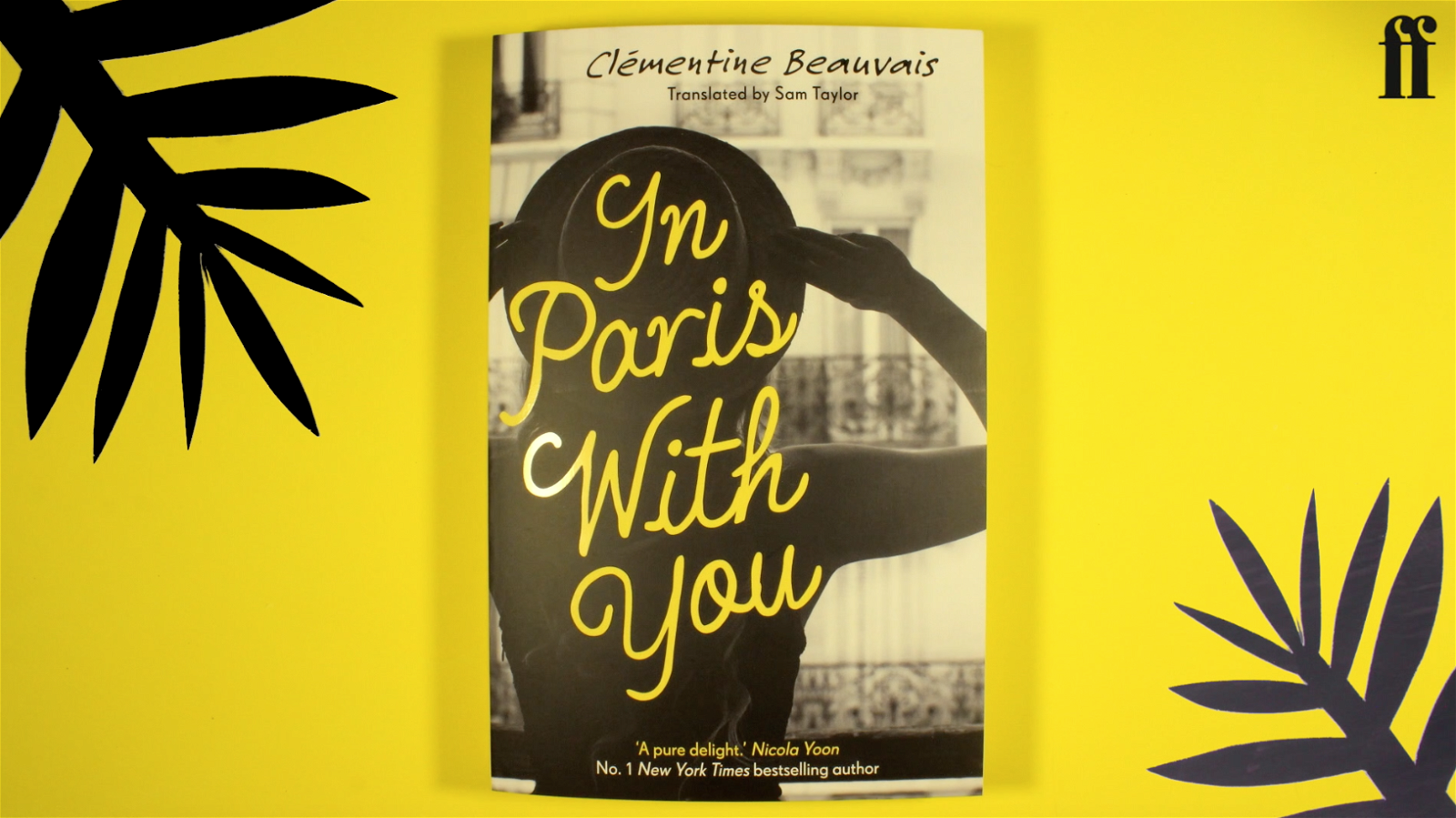 In Paris with You book on branded yellow background