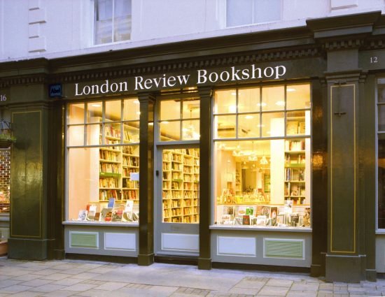 Exterior of the London Review Bookshop