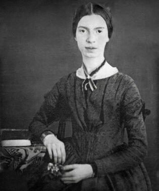 Portrait of poet Emily Dickinson