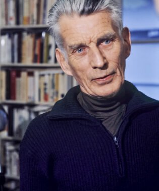 Portrait of playwright Samuel Beckett