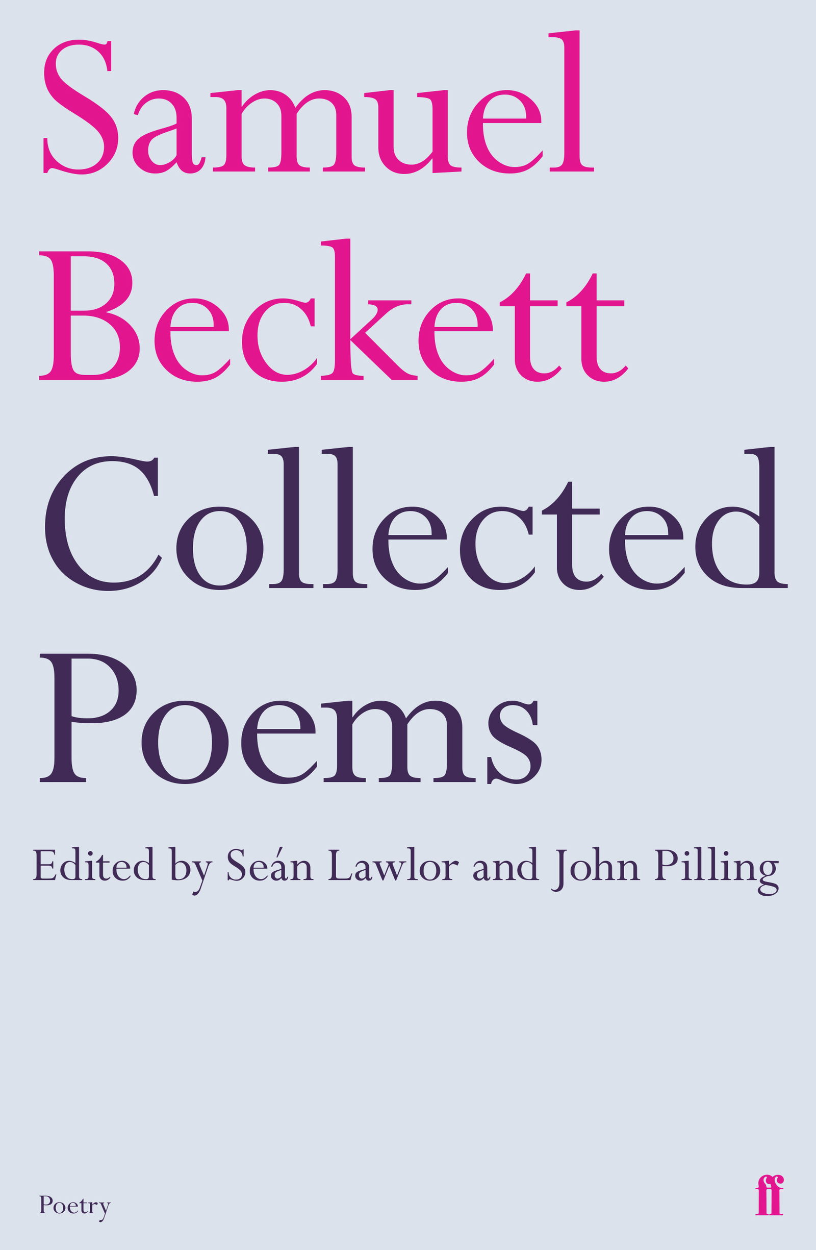 Collected Poems Of Samuel Beckett Faber