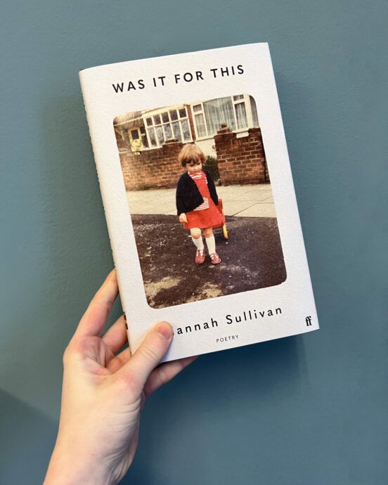 Photo of the book Was It For This against a blue background