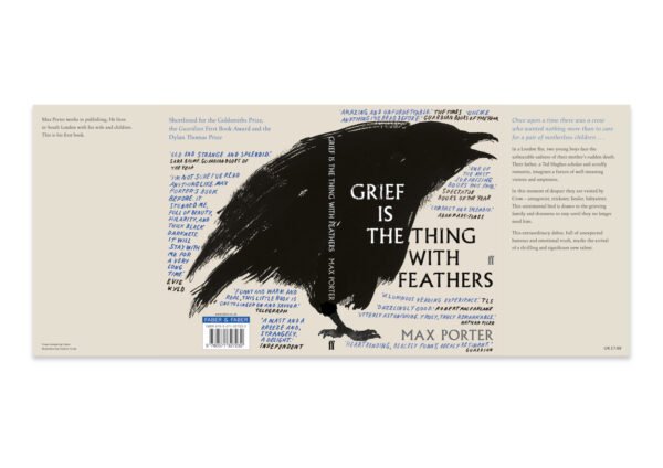 Book Cover Design: Max Porter’s Grief Is the Thing with Feathers