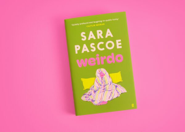 Sara Pascoe's book Weirdo on a pink background