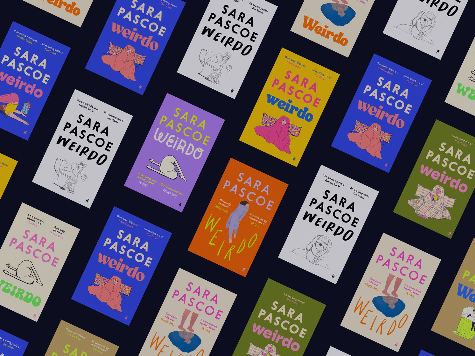 Book Cover Design: Weirdo by Sara Pascoe | Faber Journal