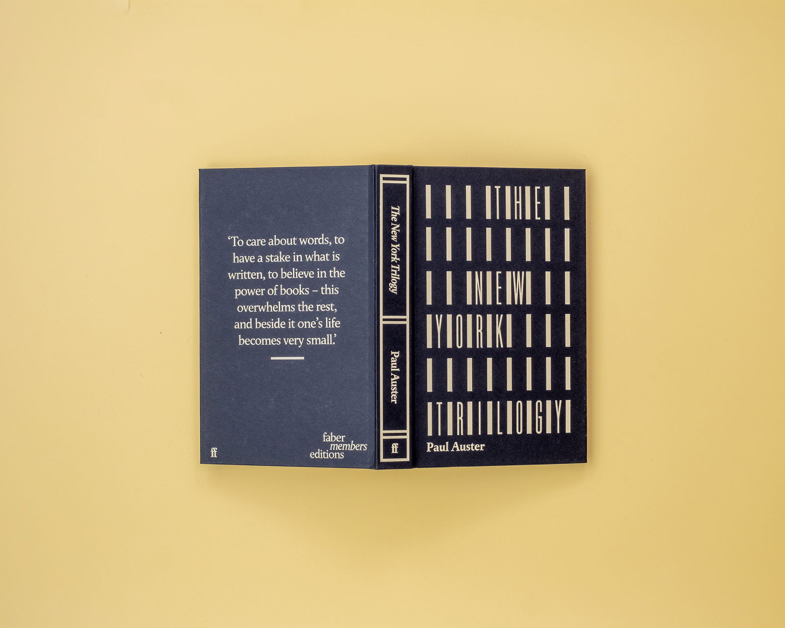 Extract The New York Trilogy by Paul Auster Journal Faber